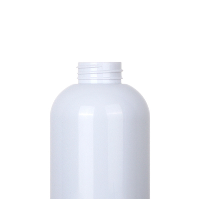 400ml Empty Containers Round Lotion Plastic PET Shampoo And Conditioner Airless Pump Bottle
