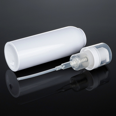Round 250ml Foaming Pump Bottle Screen Printing For Facial Cleanser