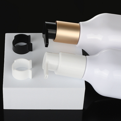 200ml 300ml 350ml 400ml Luxury Biodegradable Unique Square Cosmetic Lotion Airless Gold Pump Bottle