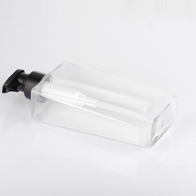 Recycled 300ML 500ML Clear Normal Regular Plastic Shampoo And Conditioner Body Pump Bottle