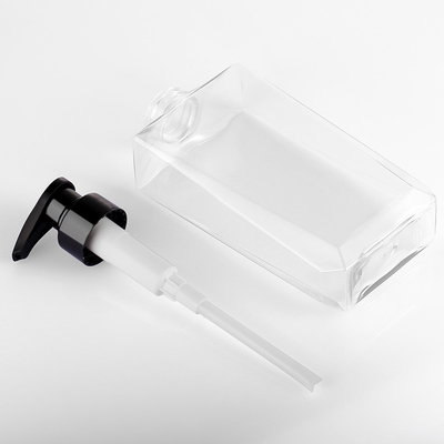 Recycled 300ML 500ML Clear Normal Regular Plastic Shampoo And Conditioner Body Pump Bottle