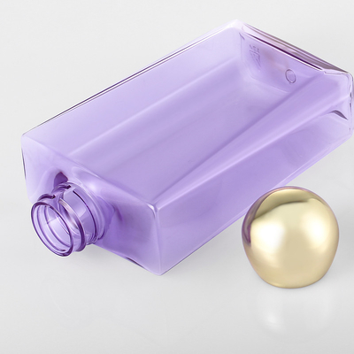 500ml Plastic Screw Top Bottles PET Material Hot Stamping Surface