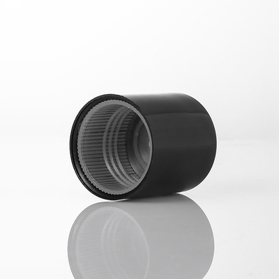 Frosted 100ml Plastic Bottle With Screw Cap PE Black Plastic Material