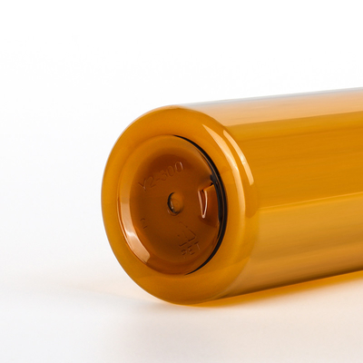 Empty 200ml 300ml Plastic Cosmetics Containers Packaging Luxury Amber Shampoo Lotion Pump Bottle
