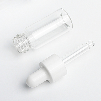 10ml Cosmetic Dropper Bottle , Frosted Small Dropper Bottles Plastic