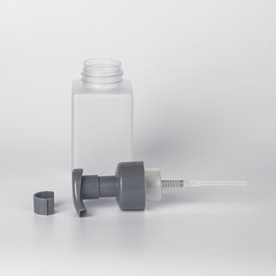 Recycled PET Cosmetic Foam Bottle Transparent Multiusage 60mm width