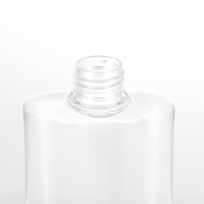 Transparent  Plastic Screw Top Jar 70mm Width Airless Leakproof
