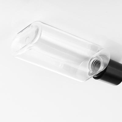 Transparent  Plastic Screw Top Jar 70mm Width Airless Leakproof