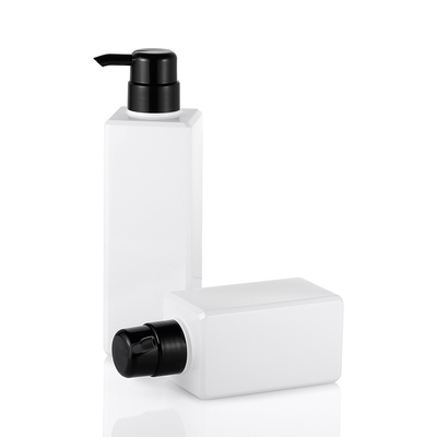 airless Cosmetic Lotion Bottle ,  screen printing White Lotion Bottle With Pump