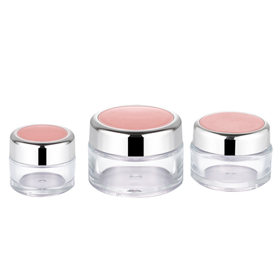Round Cream Packaging Jar 20g Acrylic Material UV Printing 50mm Width