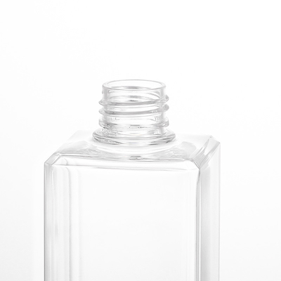 clear Plastic Screw Top Bottles PETG material 53mm width 156mm height