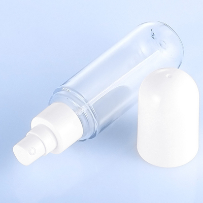 PET Empty Spray Bottle 100ml Recycled Material ODM Available Round Shape