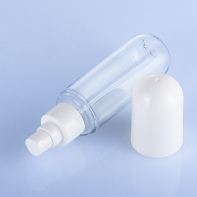 PET Empty Spray Bottle 100ml Recycled Material ODM Available Round Shape