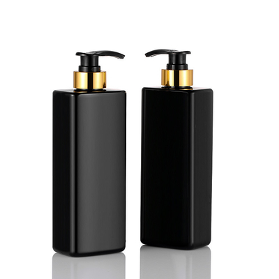 Black Cosmetic Lotion Bottle , 8 Oz Lotion Bottle With Pump 73mm Width