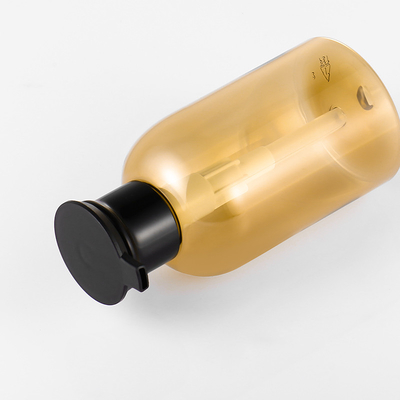 500ml Lotion Pump Bottles 67mm Width Amber Color Multi Usage