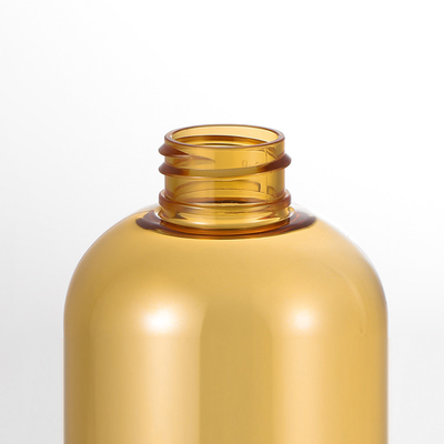 500ml Lotion Pump Bottles 67mm Width Amber Color Multi Usage