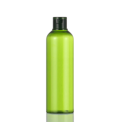 round Cosmetic Lotion Bottle , 54mm Green empty body lotion bottles 300ML