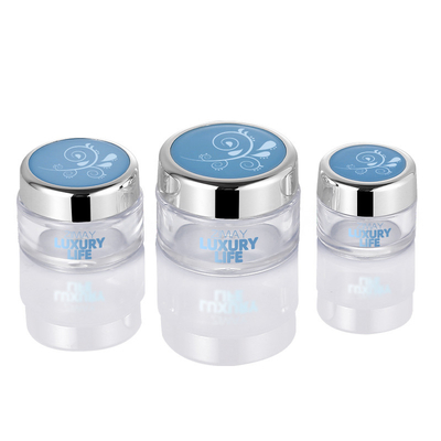 ODM Cream Packaging Jar , 15g Plastic Decorative Jars 40mm Width