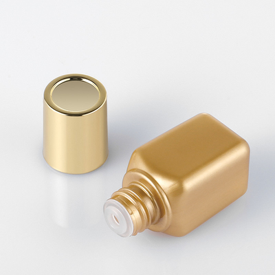 15ml Travel Empty Bottle Set Gold Color OEM Available For Skin Care