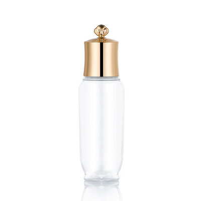 Frosted Gold Empty Travel Bottle Set 30ml capacity for Toner