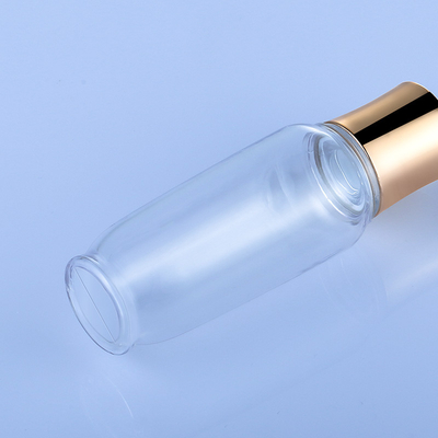 Frosted Gold Empty Travel Bottle Set 30ml capacity for Toner