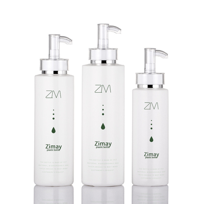 empty 4 Oz Plastic Lotion Bottles HDPE Material With 58mm Pump