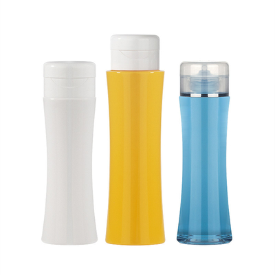 500ml Plastic Screw Top Bottles Airless Refillable Reusable Yellow