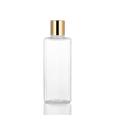 Flat Empty Lotion Squeeze Bottles , Transparent 8 Oz Plastic Lotion Bottles